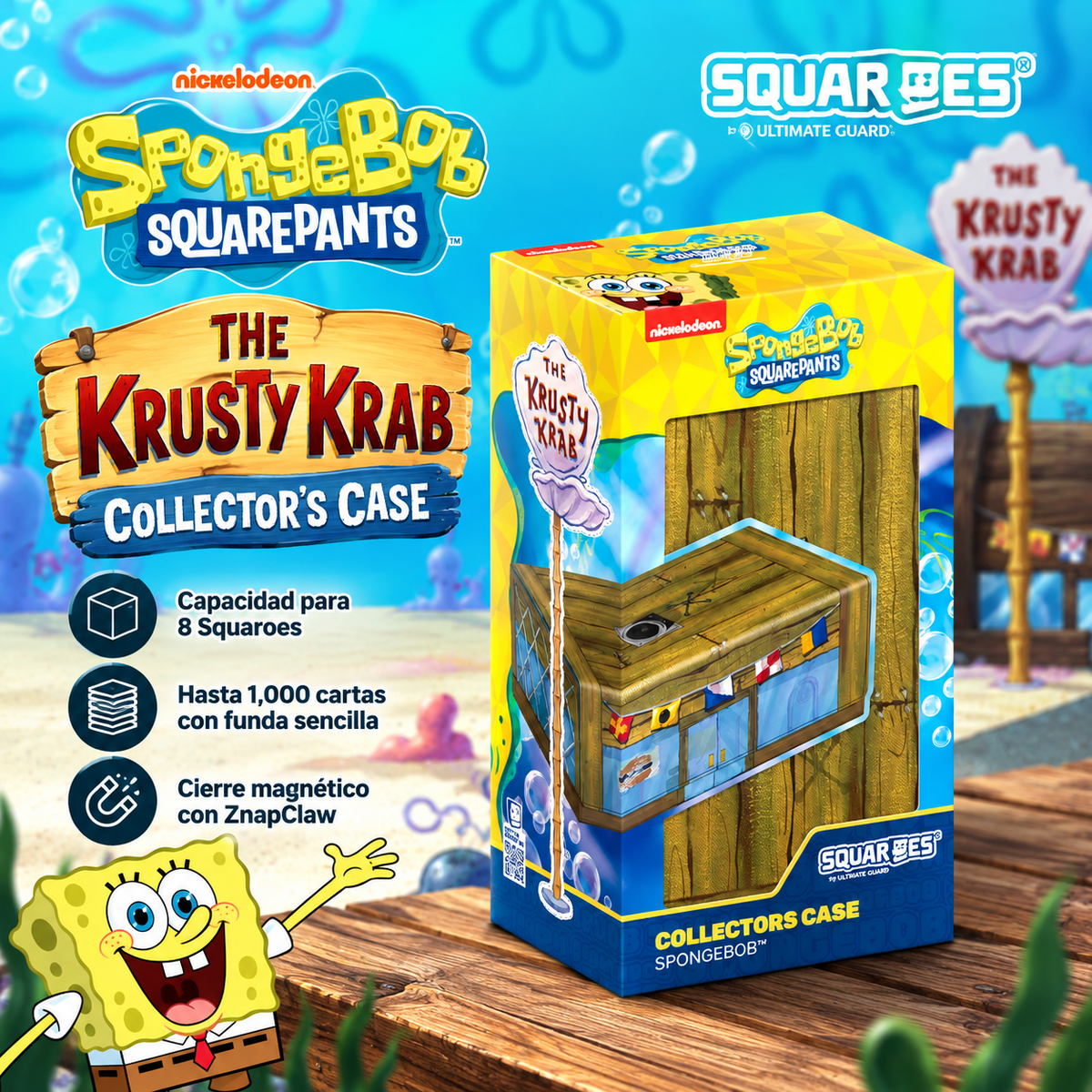 Ultimate Guard Squaroes – SpongeBob SquarePants: The Krusty Krab Collector's Case