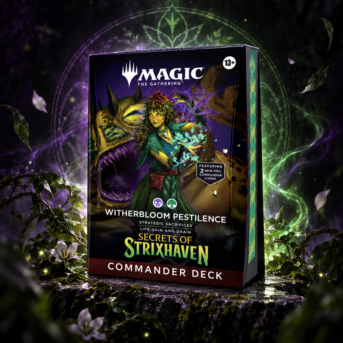 Magic the Gathering: Secrets of Strixhaven - Witherbloom Pestilence Commander Deck