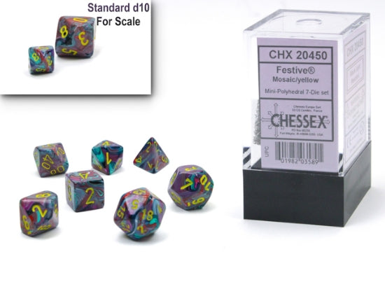 Mini dados jade/gold
