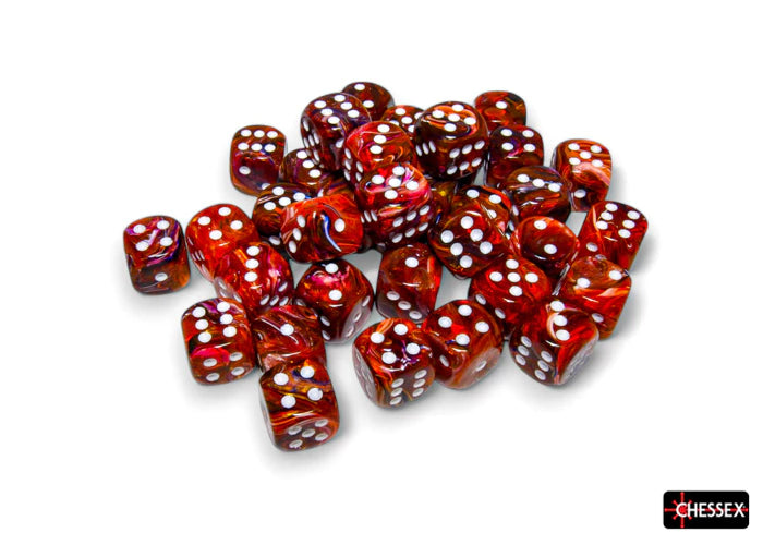 Dados Symphony/white - 12mm d6 Dice Block (36 dice)