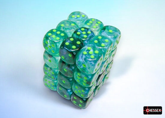 Dados Kelp/light green - 12mm d6 Dice Block (36 Dice)
