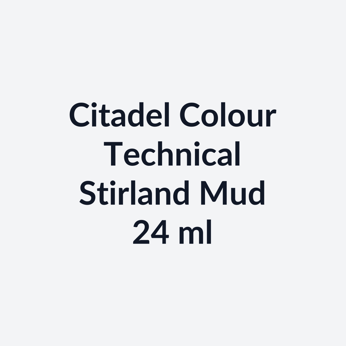 Envase de Citadel Colour Technical: Stirland Mud – 24 ml