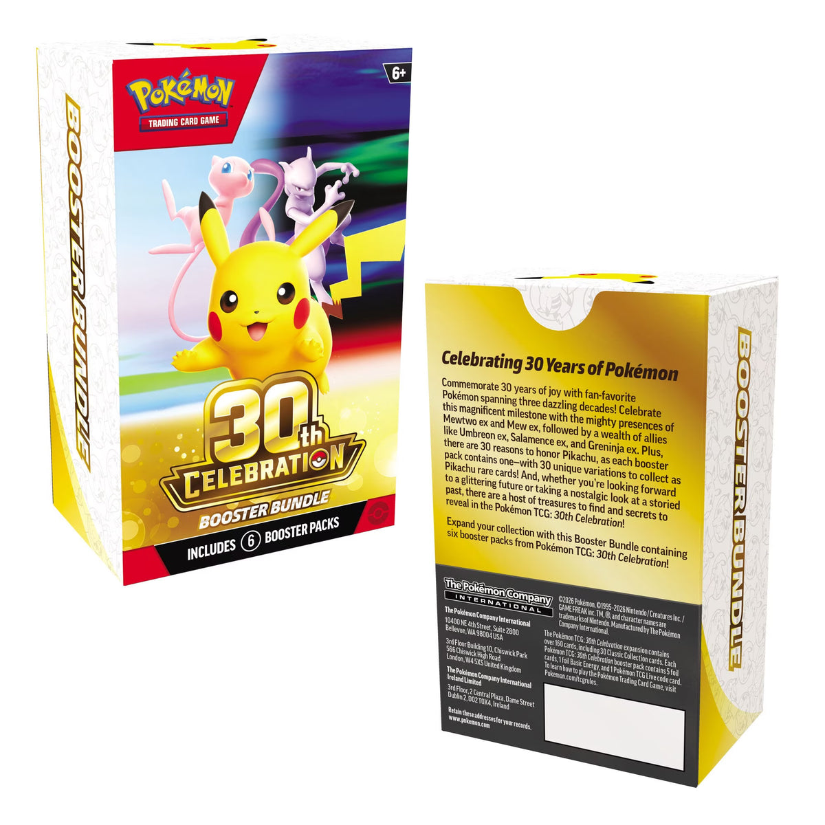 Pokemon 30th Anniversary Booster Bundle