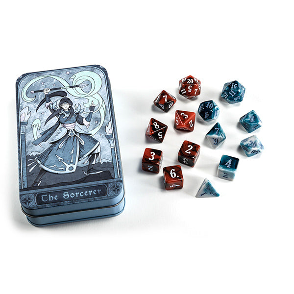 G Class Dice: Sorcerer Set Tin (14 Dice)