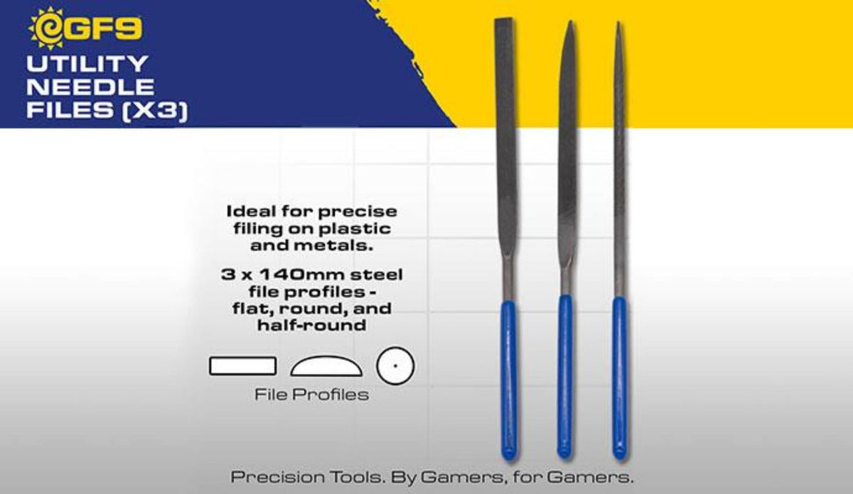 Tool: "Utility" Needle Files (x3)