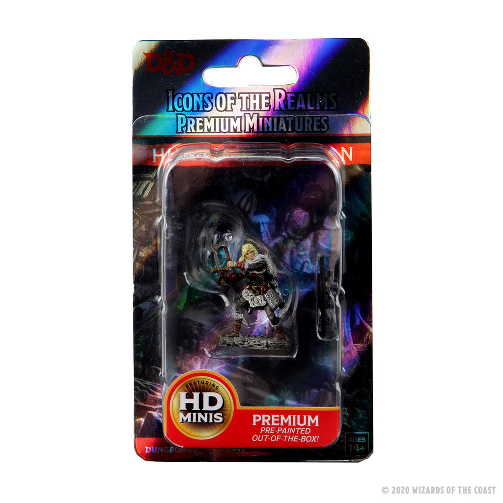Imagen de D&D Icons of the Realms Premium Figure: Female Human Barbarian – Prepintada