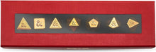 50th Metal dice set