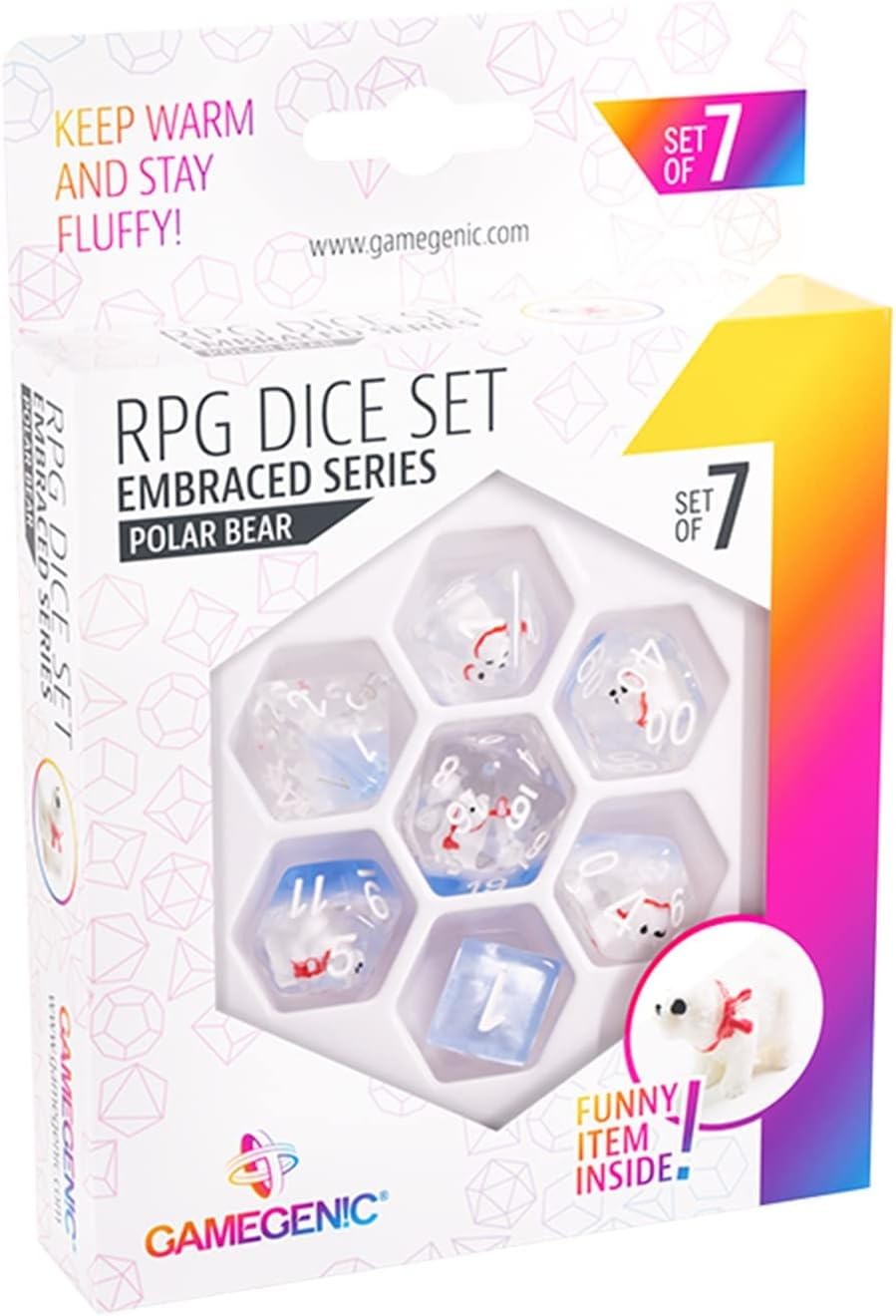Gamegenic Embraced Polar Bear RPG Set