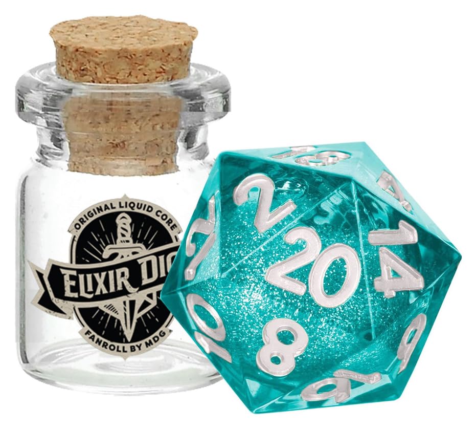 d20 Liquid Core Elixir Dice: Mana Extract