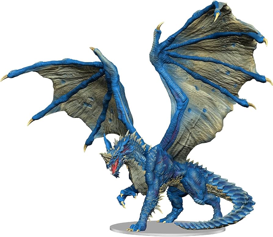 WZK MIN DD NOLZUR ADULT BLUE DRAGON D&D Norzul's M