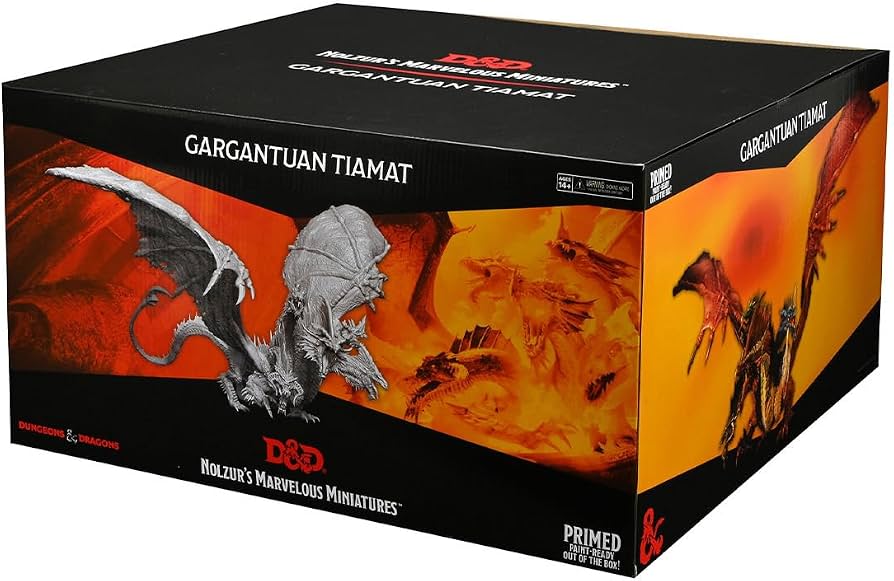 Gargantuar Tiamat Dragon: D&D Nolzur's Marvelous Unpainted Miniatures