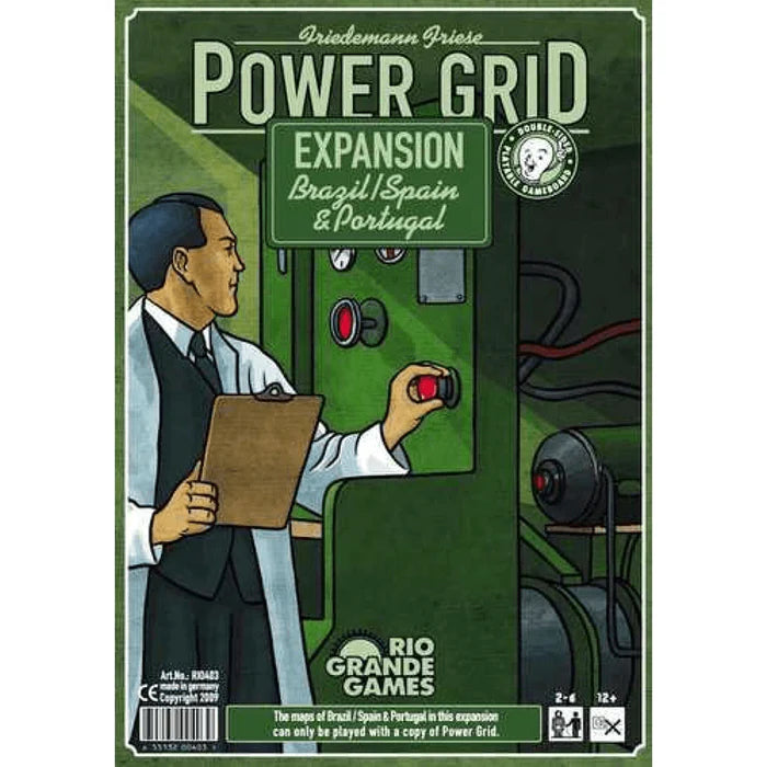 Portada de Power Grid Recharged: Brazil / Spain & Portugal – Inglés