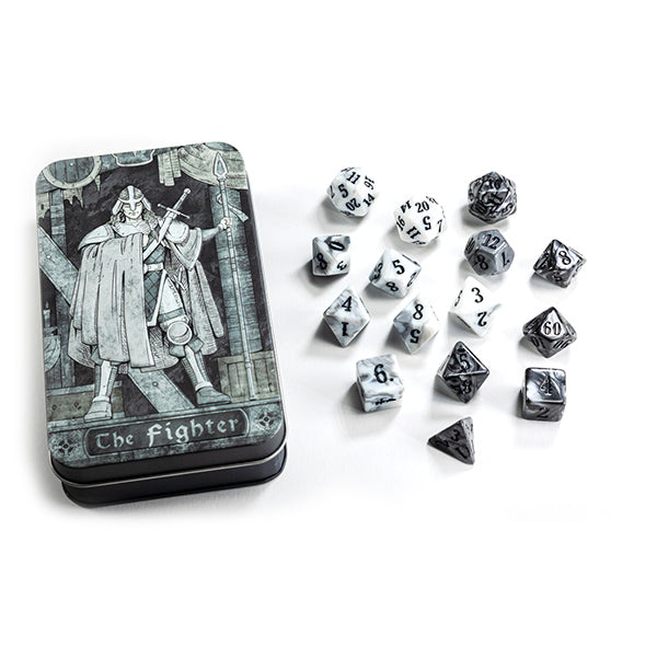 G Class Dice: Fighter Set Tin (15 Dice)
