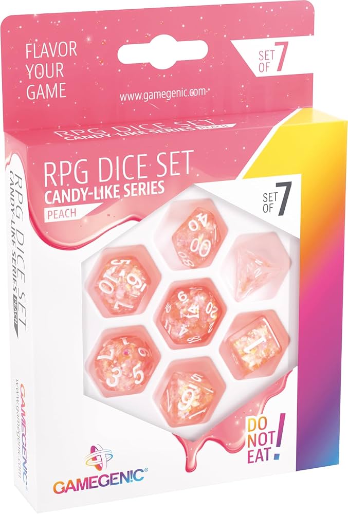 Gamegenic Candy Like Peach RPG Set