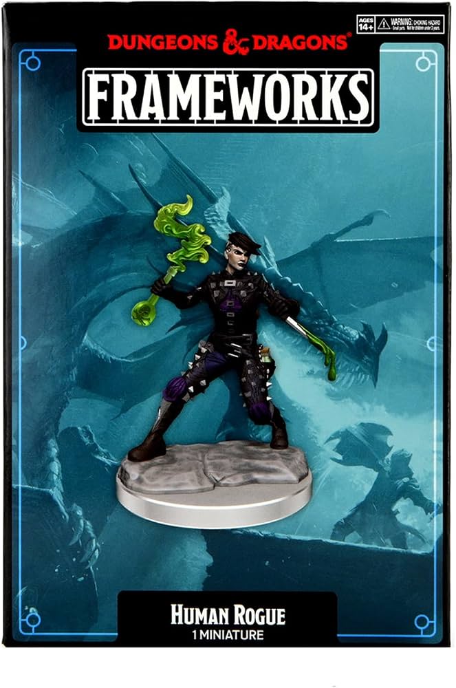Imagen de D&D Frameworks: Human Rogue Female – Kit sin pintar