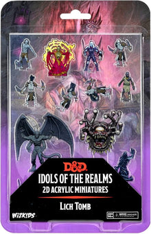 D&D Idols of the realms 2D Acrylic Miniatures Lich Tomb