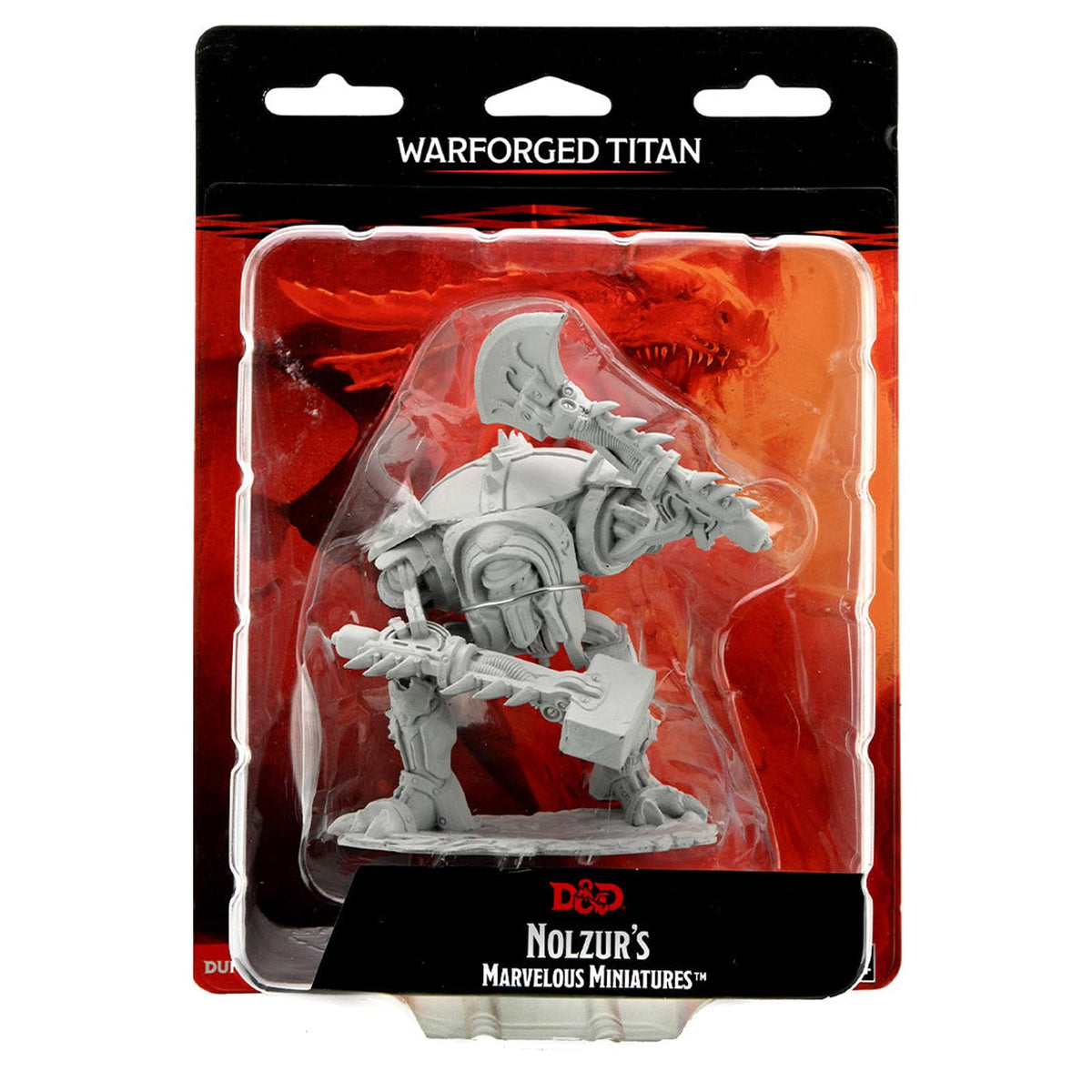 D&D Nolzur’s Marvelous Miniatures: Warforged Titan – Sin pintar