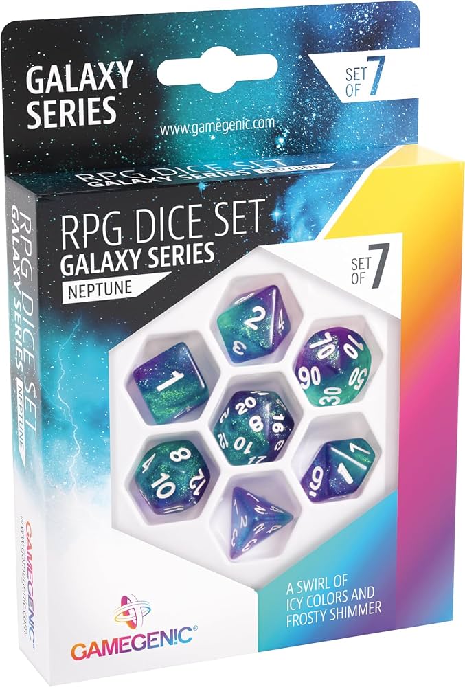 Gamegenic Galaxy Neptune RPG Set