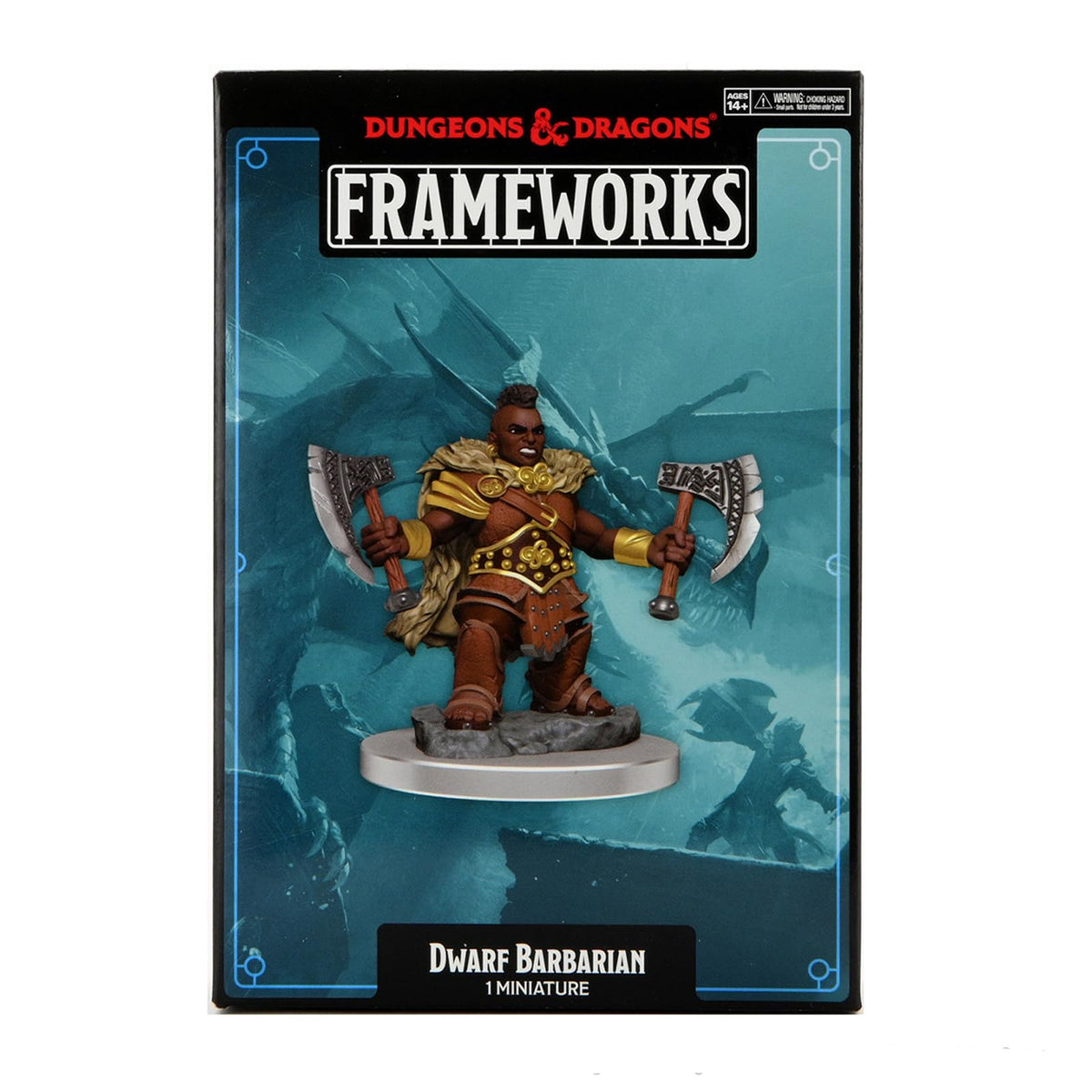 Imagen de D&D Frameworks: Dwarf Barbarian Female – Kit sin pintar