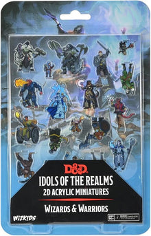 D&D Idols of the realms 2D Acrylic Miniatures Wizards & Warriors
