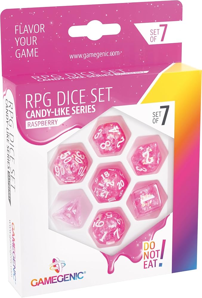 Gamegenic Candy Like Raspberry RPG Set