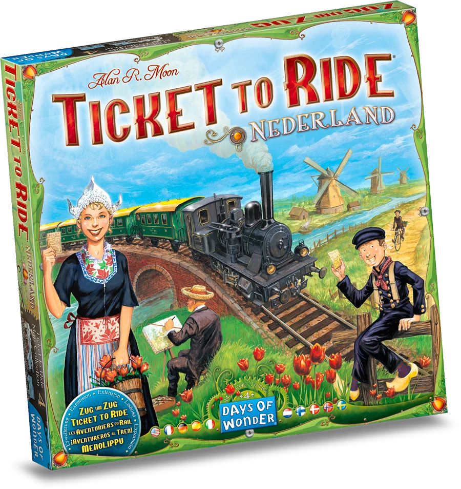 Portada de Ticket to Ride: Nederland – Map Collection 4 – Inglés
