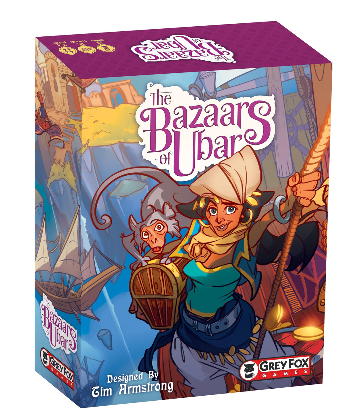Portada de The Bazaars of Ubar – Inglés