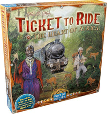 Portada de Ticket to Ride: The Heart of Africa – Map Collection 3 – Inglés