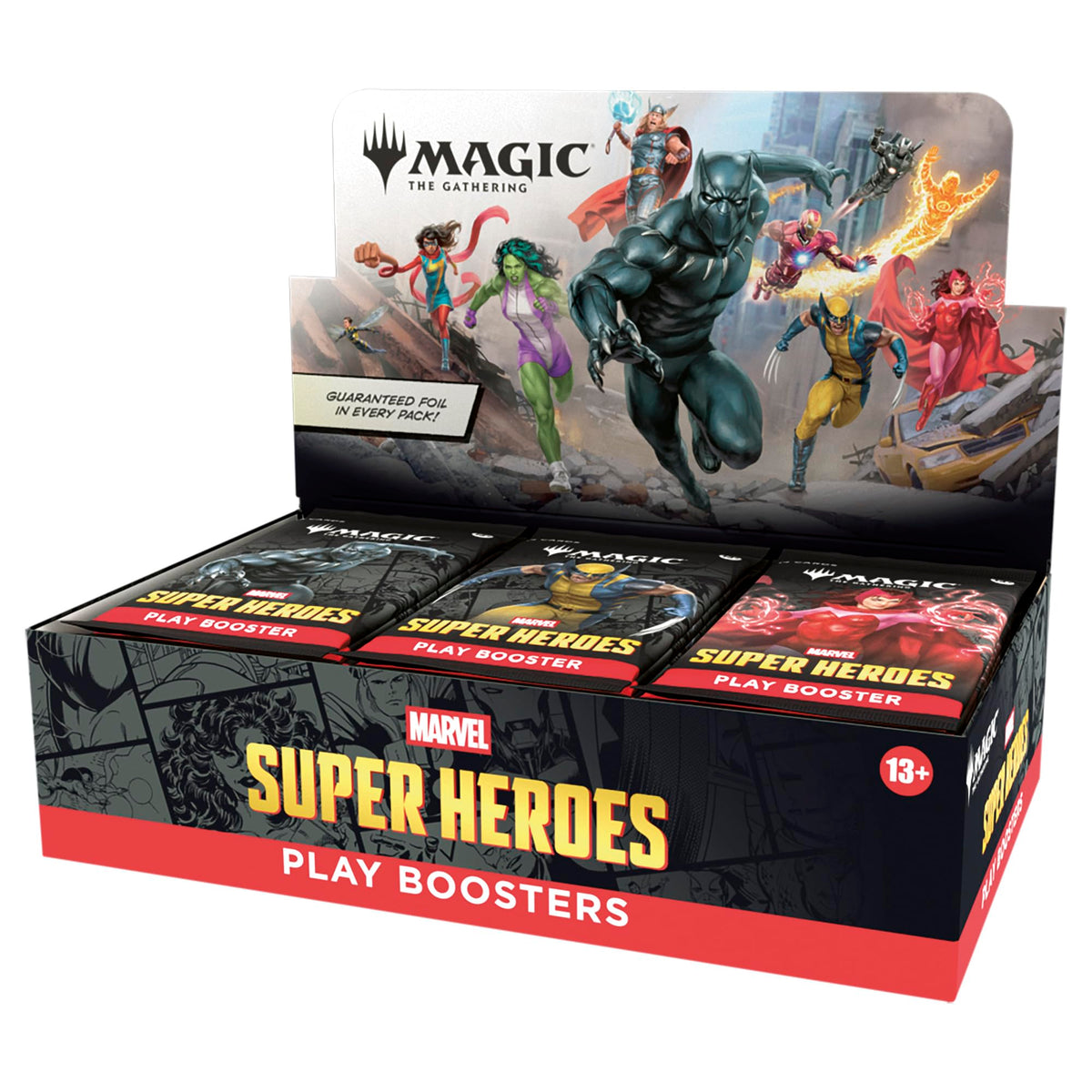 Magic: The Gathering | Marvel Super Heroes – Play Booster Display