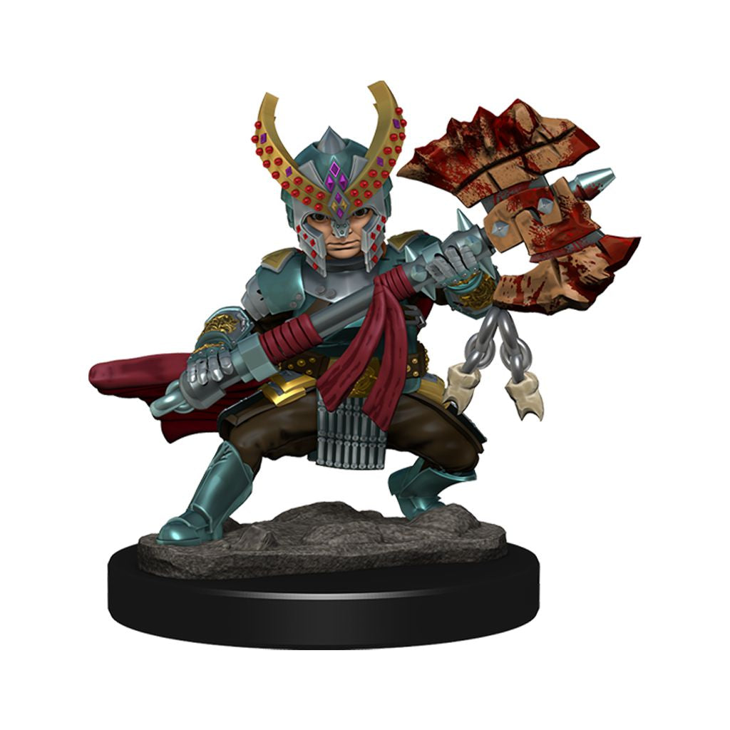 Imagen de D&D Icons of the Realms Premium Figure: Halfling Fighter – Prepintada