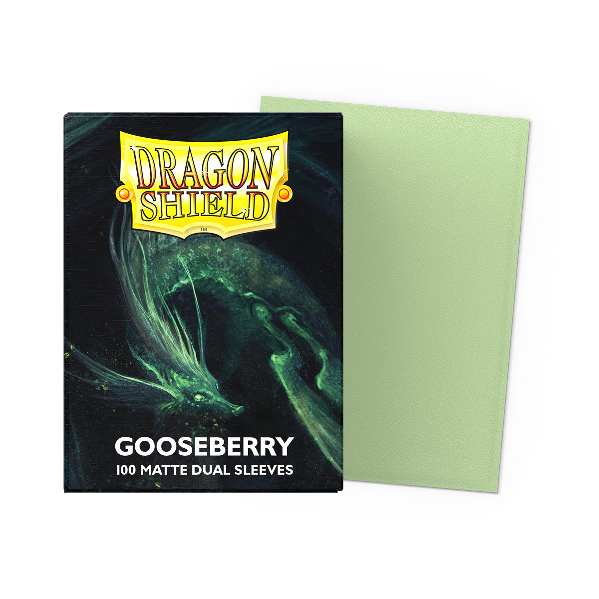 Dragon Shield Sleeves: Standard DUAL- Matte Gooseberry (100 ct.)