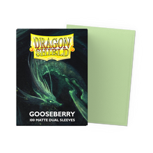 Dragon Shield Sleeves: Standard DUAL- Matte Gooseberry (100 ct.)