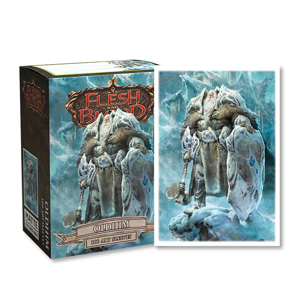 Dragon Shield Sleeves: Standard- Matte 'Flesh & Blood Oldhim' Art (100 ct.)