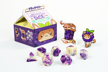 Milk Carton Dice: Blackberry Kitty Dice