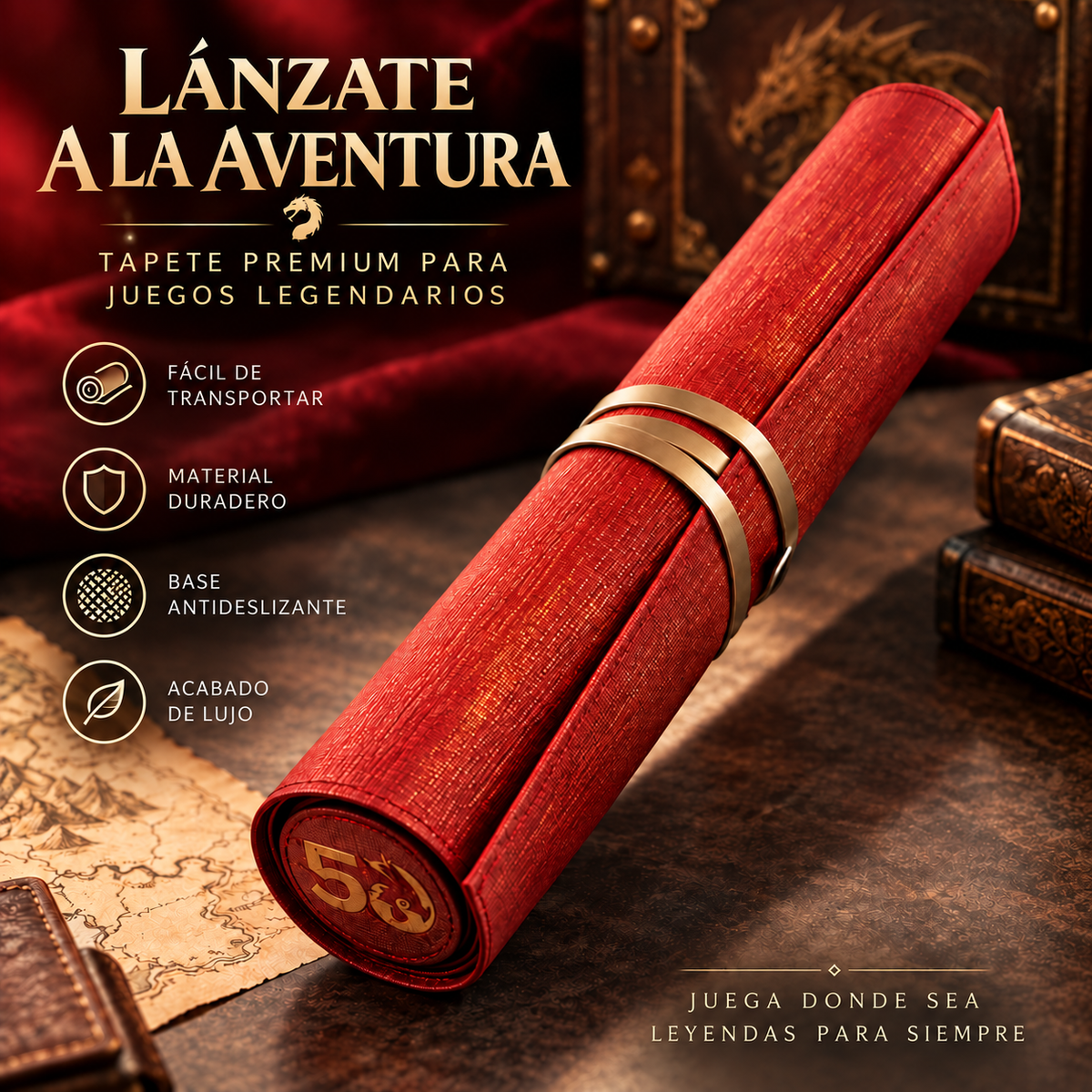 50th Dice scroll