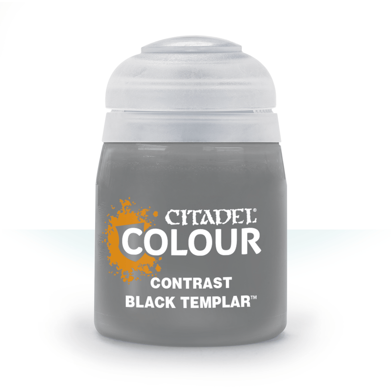 Envase de Citadel Colour Contrast: Black Templar – 18 ml