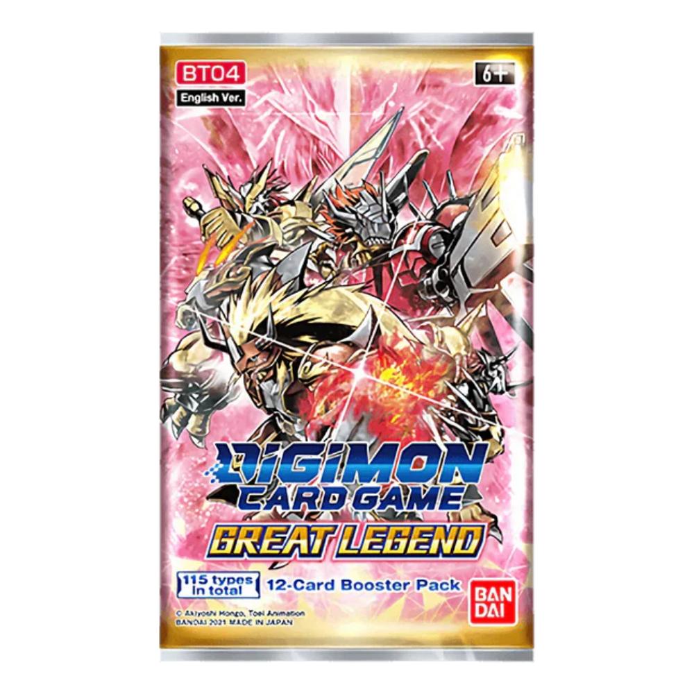 Digimon Card Game – Great Legend | 12 card Booster Pack EN