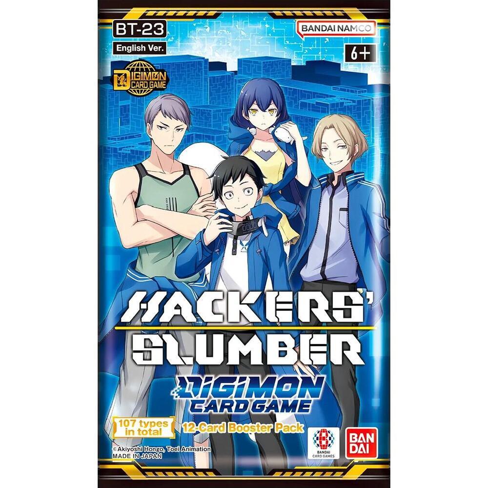 Digimon Card Game – Hackers Slumber | 12 card Booster Pack EN