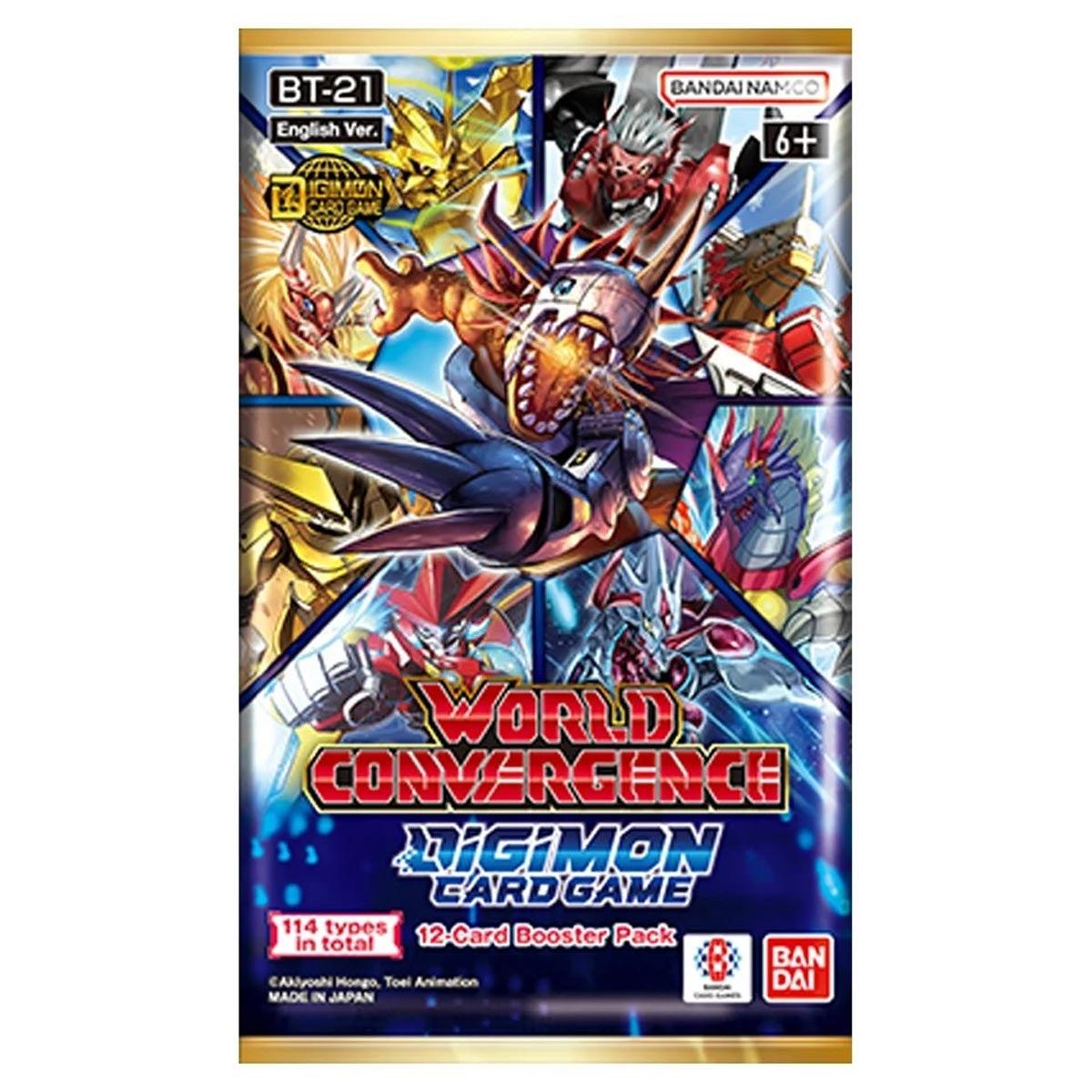 Digimon Card Game – World Convergence | 12 card Booster Pack EN