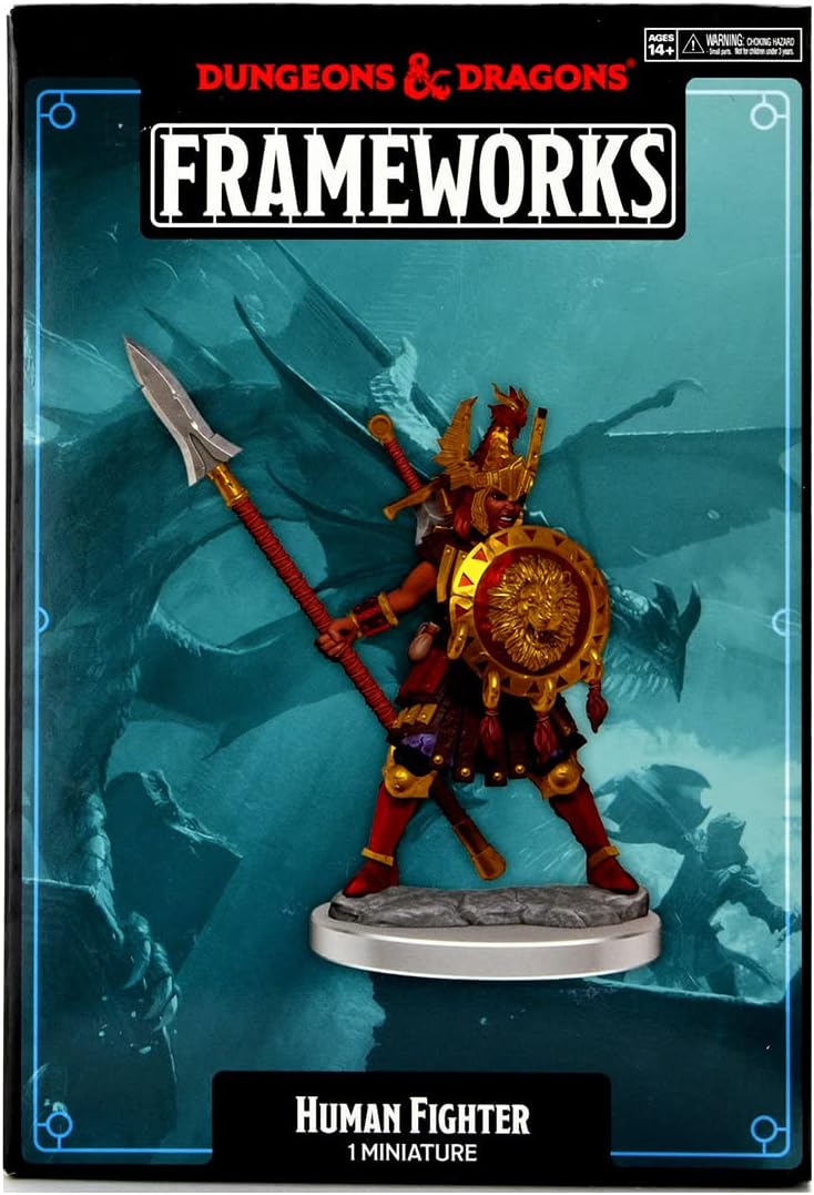 Imagen de D&D Frameworks: Human Fighter Female – Kit sin pintar