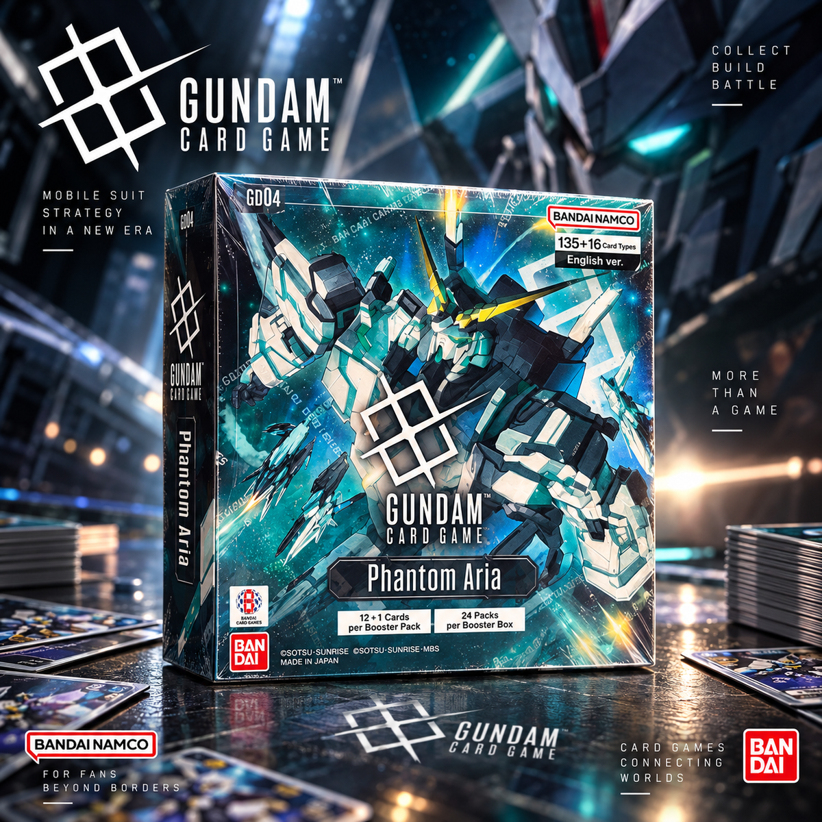 Gundam Card Game: Phantom Aria - Booster Pack Display