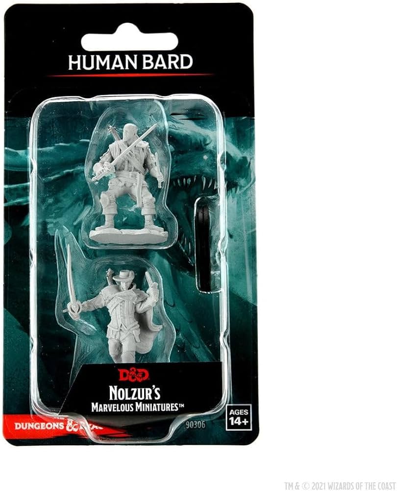 D&D Minis: Wave 15- Human Bard Male