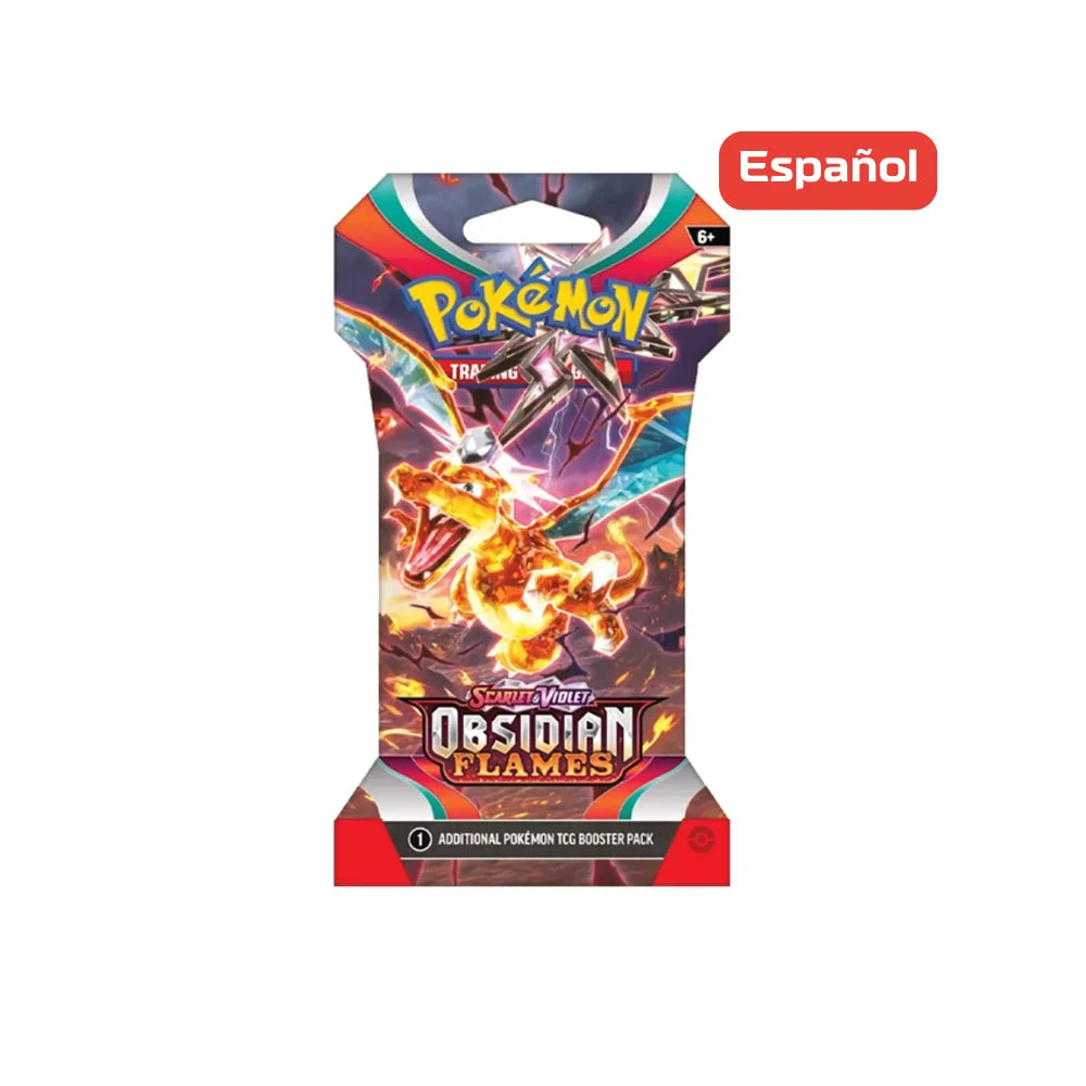 Pokemon TCG: S&V -Llamas Obsidianas | Sobre de Juego