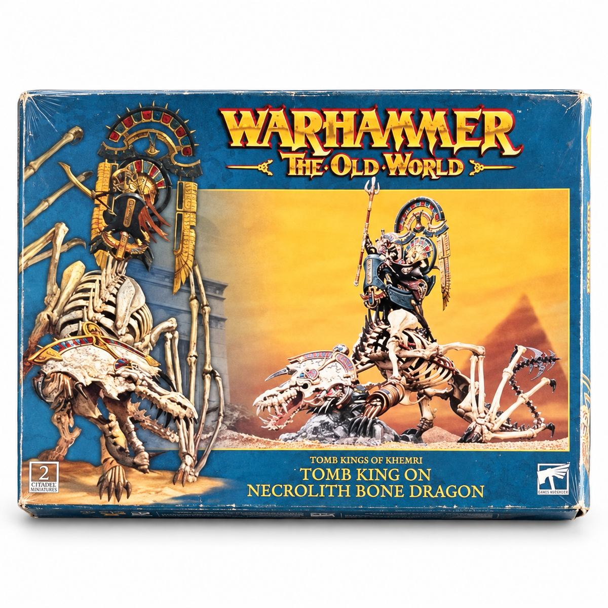 Warhammer The Old World - TOMB KING/LICHE PRIEST ON NECROLITH BONE DRAGON
