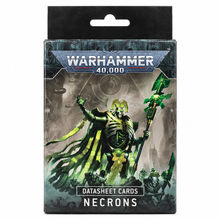 Warhammer 40,000 - DATASHEET CARDS: NECRONS (ENG)