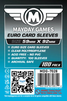Mayday Games Euro 59x92mm Standard