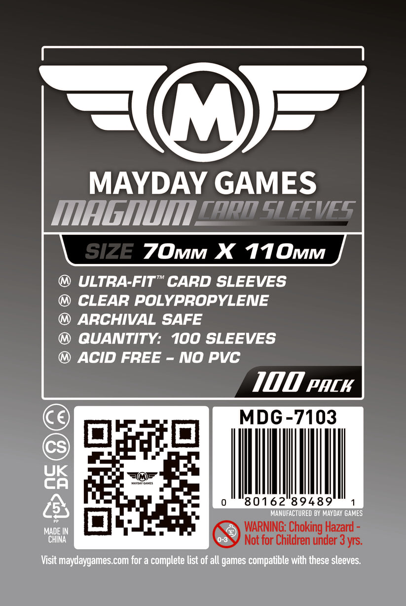 Mayday Games Magnum Silver / Lost Cities 70x110mm Standard