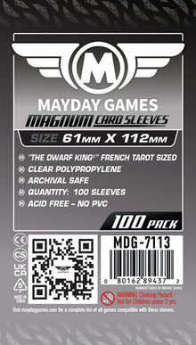 Mayday Games Dwarf King / French Tarot 61x112mm Standard