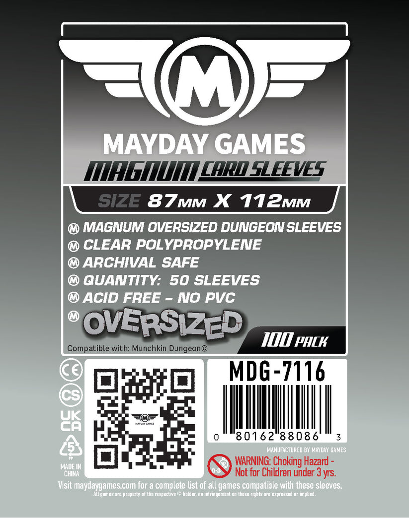 Mayday Games Magnum Oversized Dungeon 87x112mm Standard