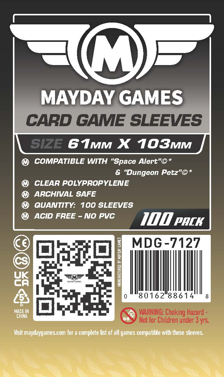 Mayday Games Magnum Space / Space Alert 61x103mm Standard